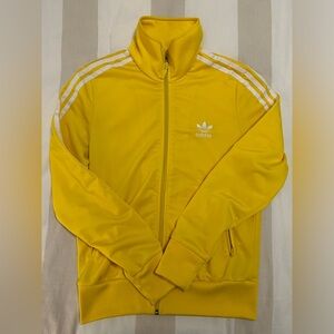 Adidas firebird yellow track jacket size M LIKE NEW